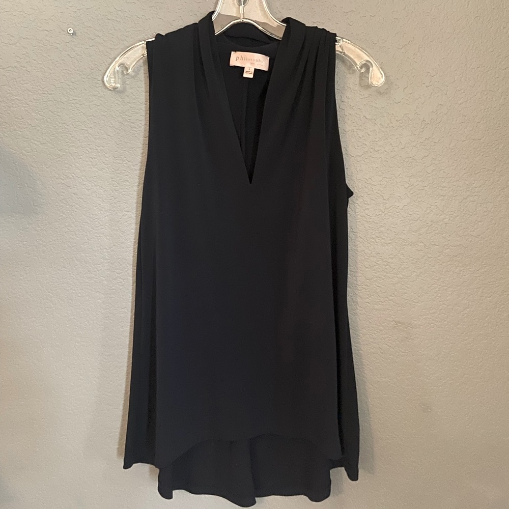 Navy blue tank top